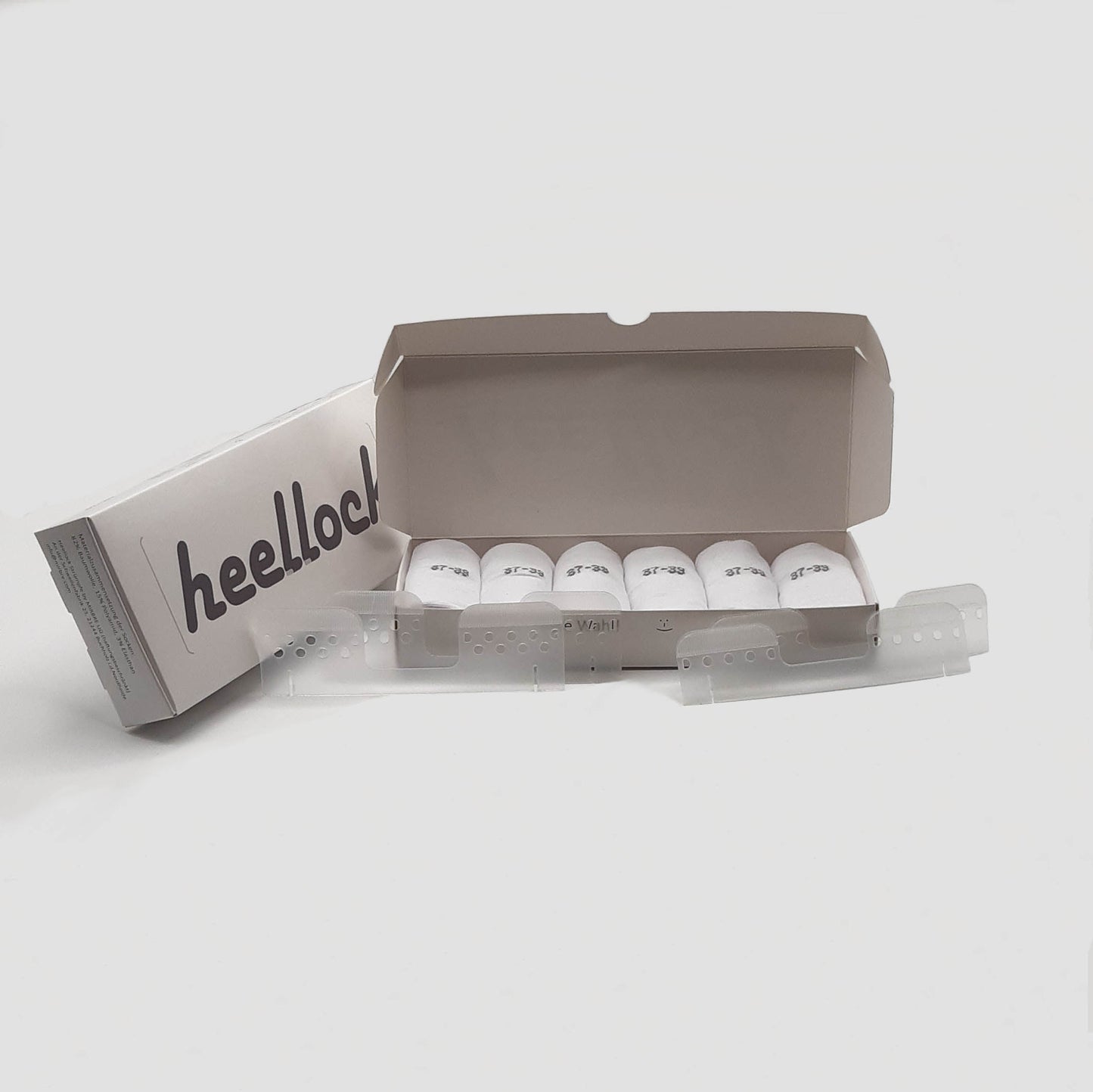 Heellock - Socken und Strip - Set